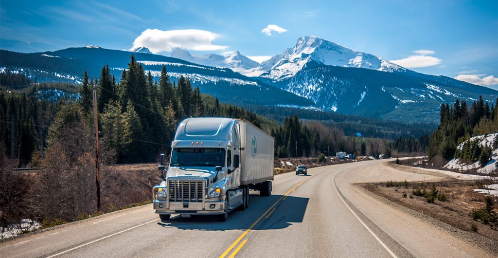 commercial-truck-drive-in-mountains-of-canada