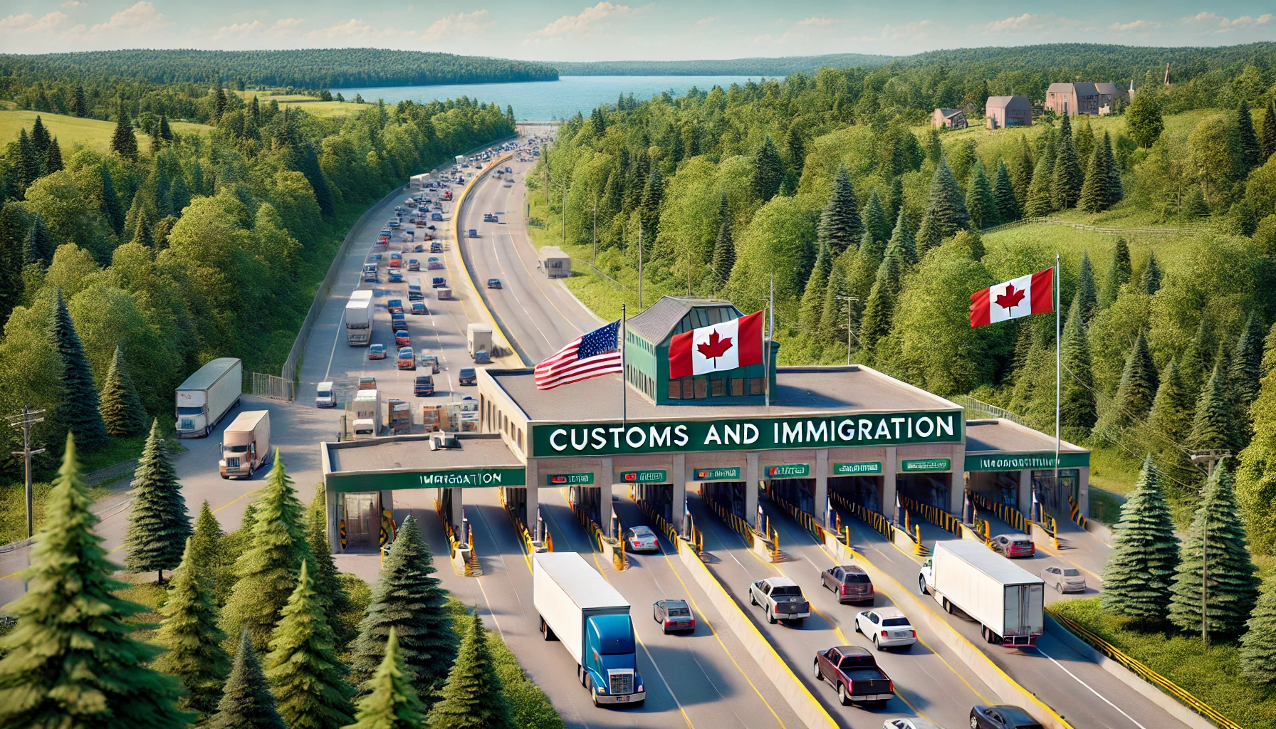 Canada Border Crossing Point